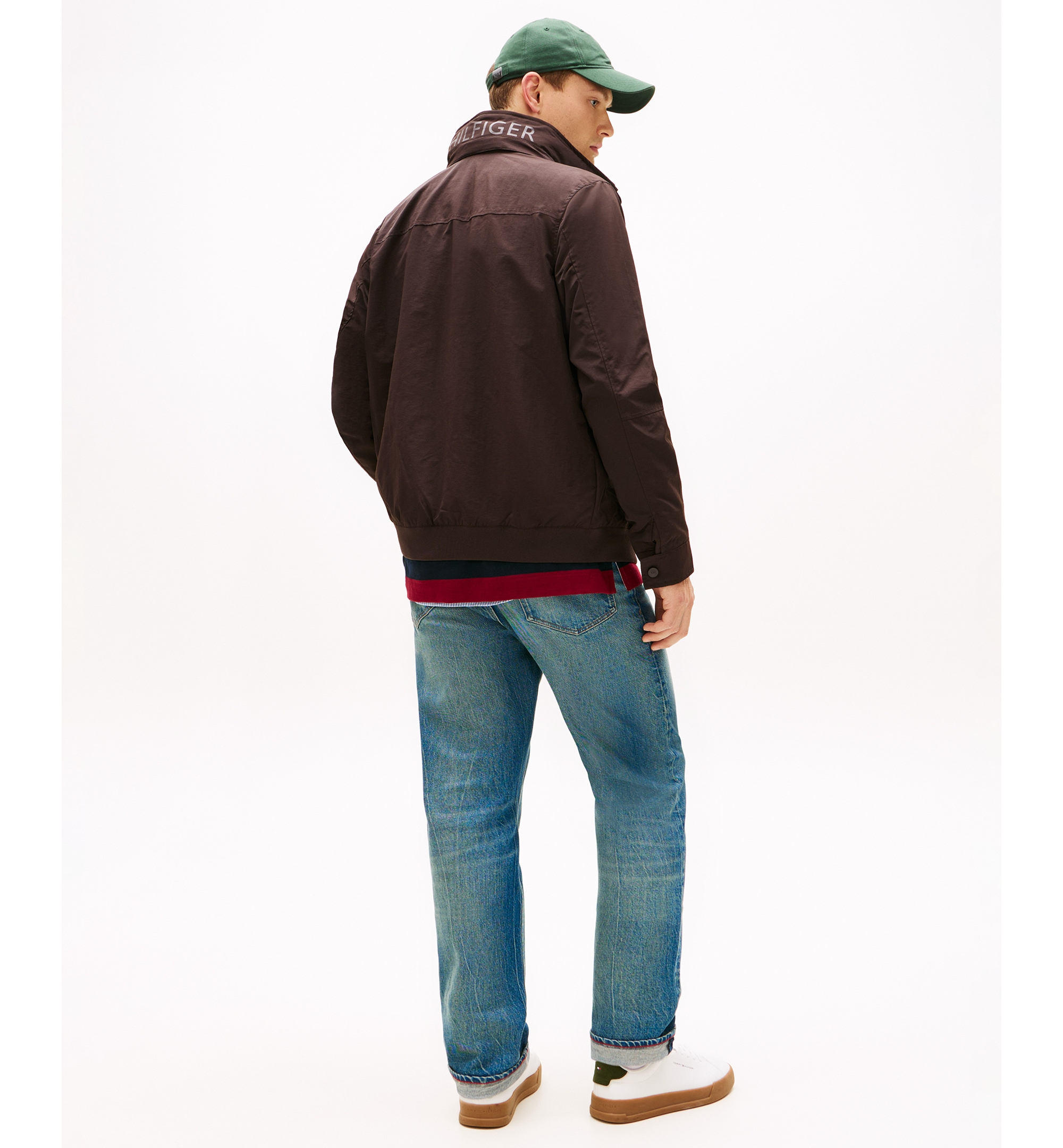 Tommy Hilfiger Men's Regatta Water Resistant Jacket - Chocolate Brown