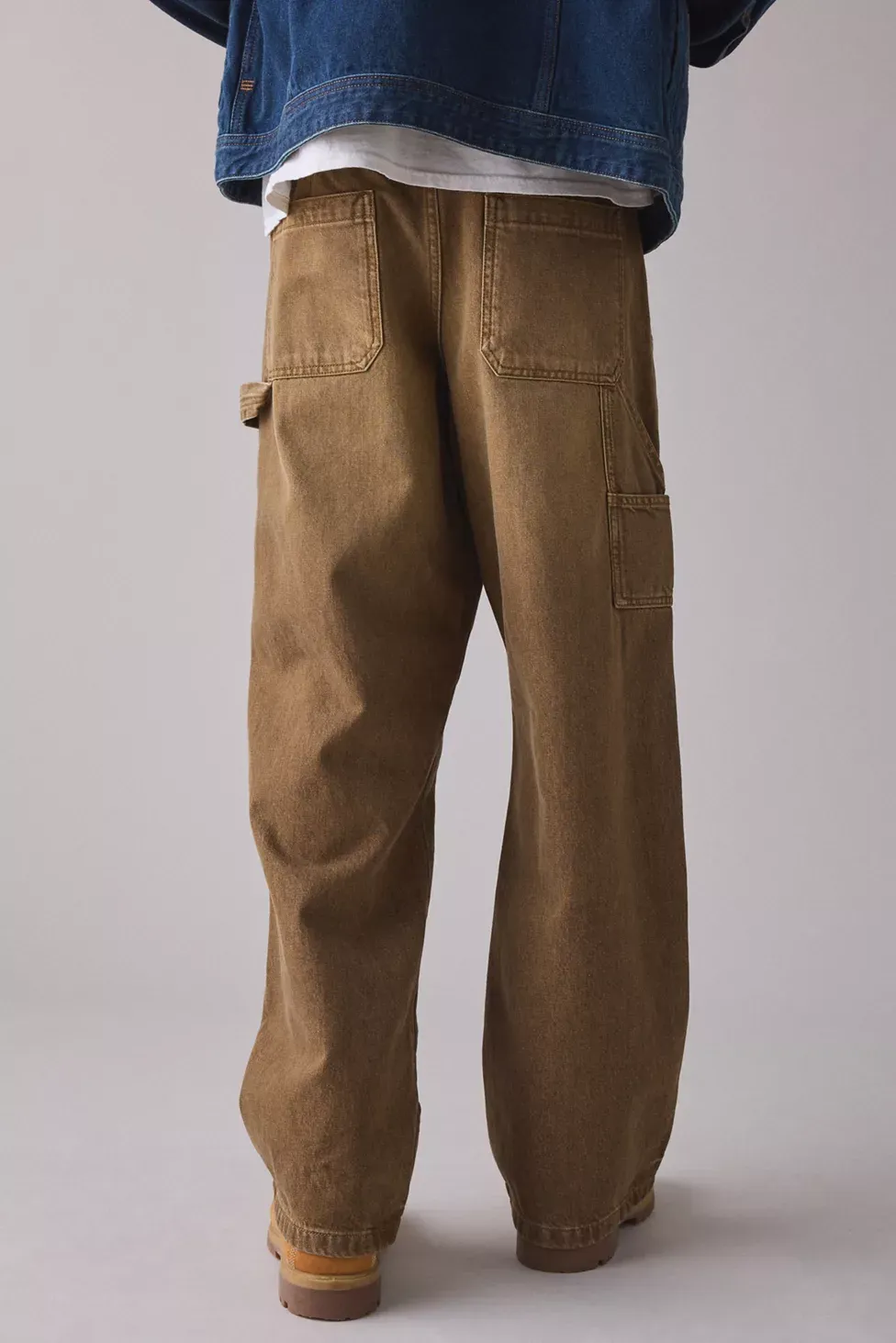 BDG Nitro Double Knee Baggy Fit Jeans - Brown