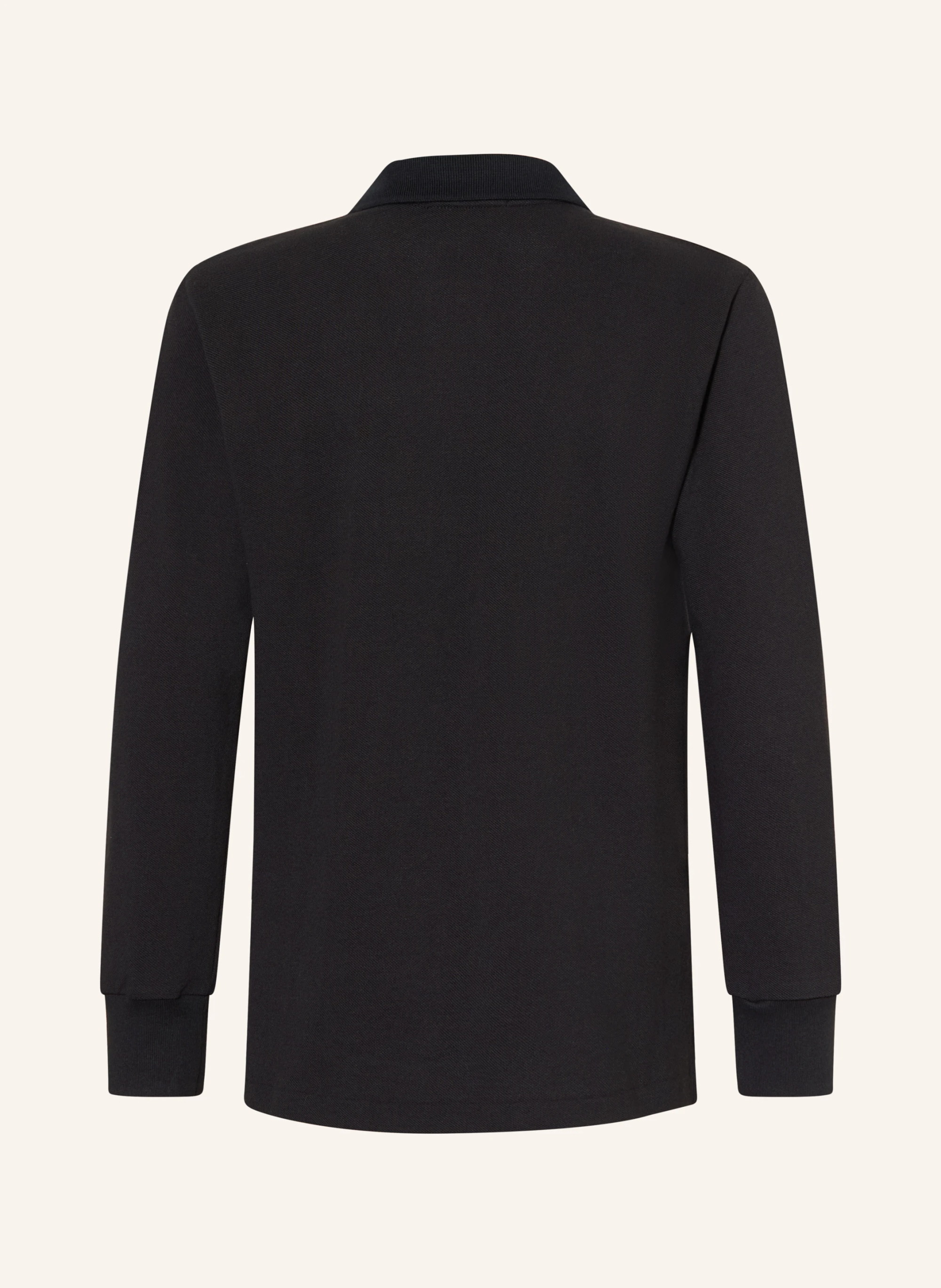 POLO RALPH LAUREN Piqué-Poloshirt – SCHWARZ / ROT
