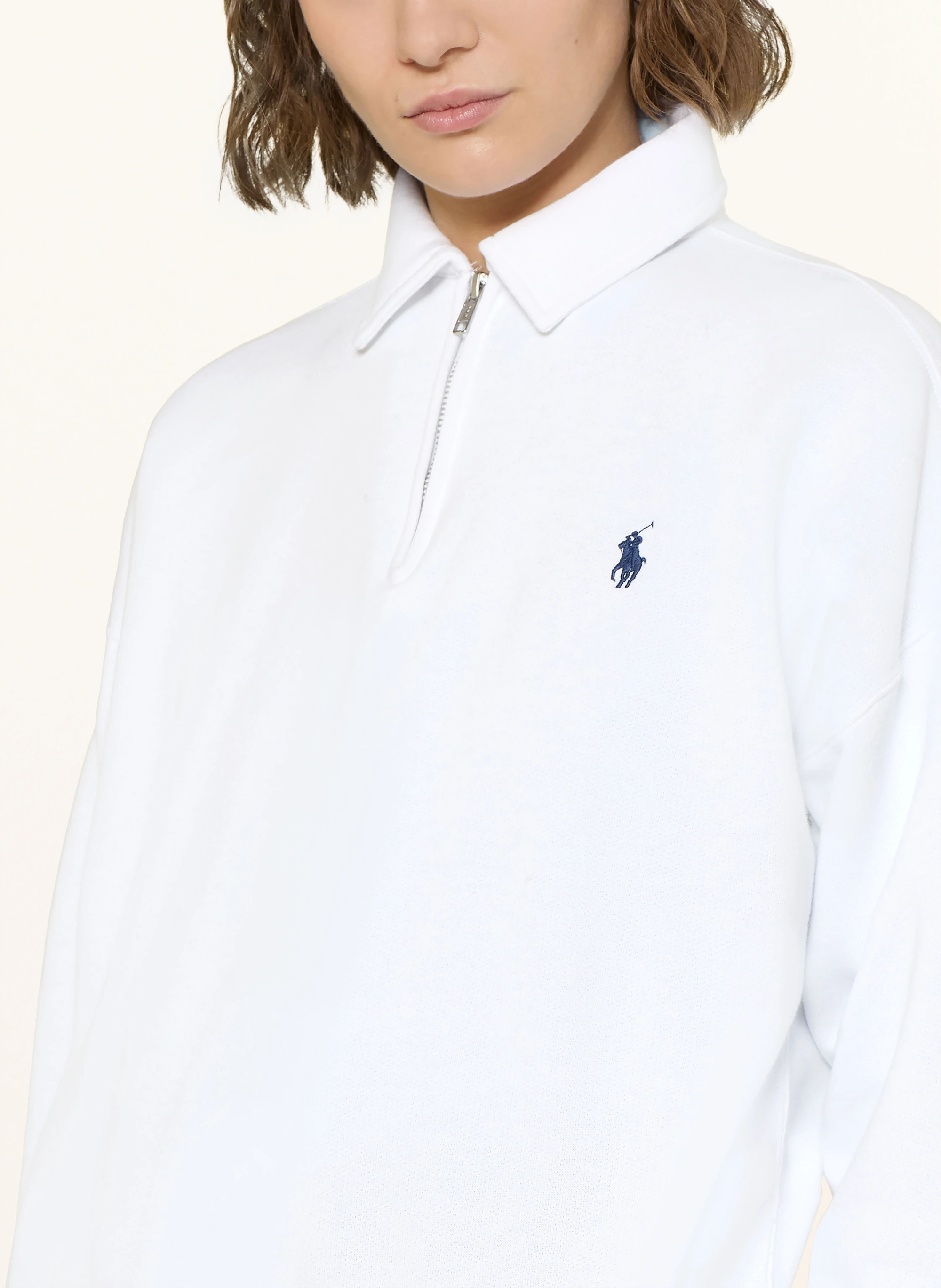 POLO RALPH LAUREN Sweat-Troyer – WEISS