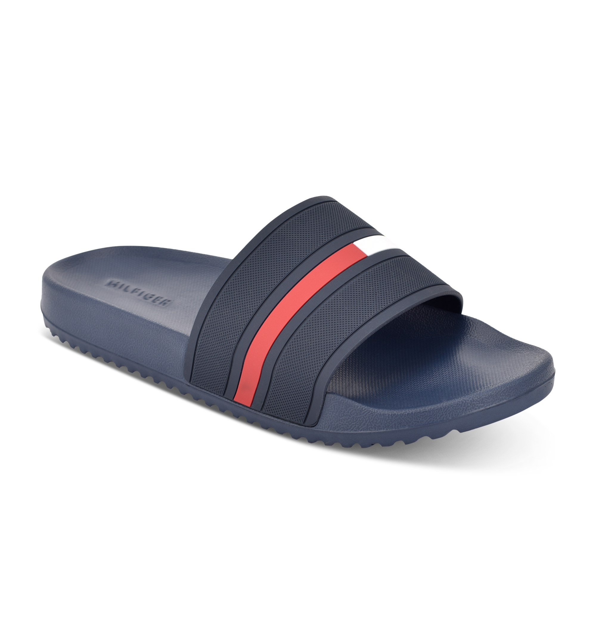 Tommy Hilfiger Men's Redder Flag Logo Pool Slide Sandals - Dark Blue