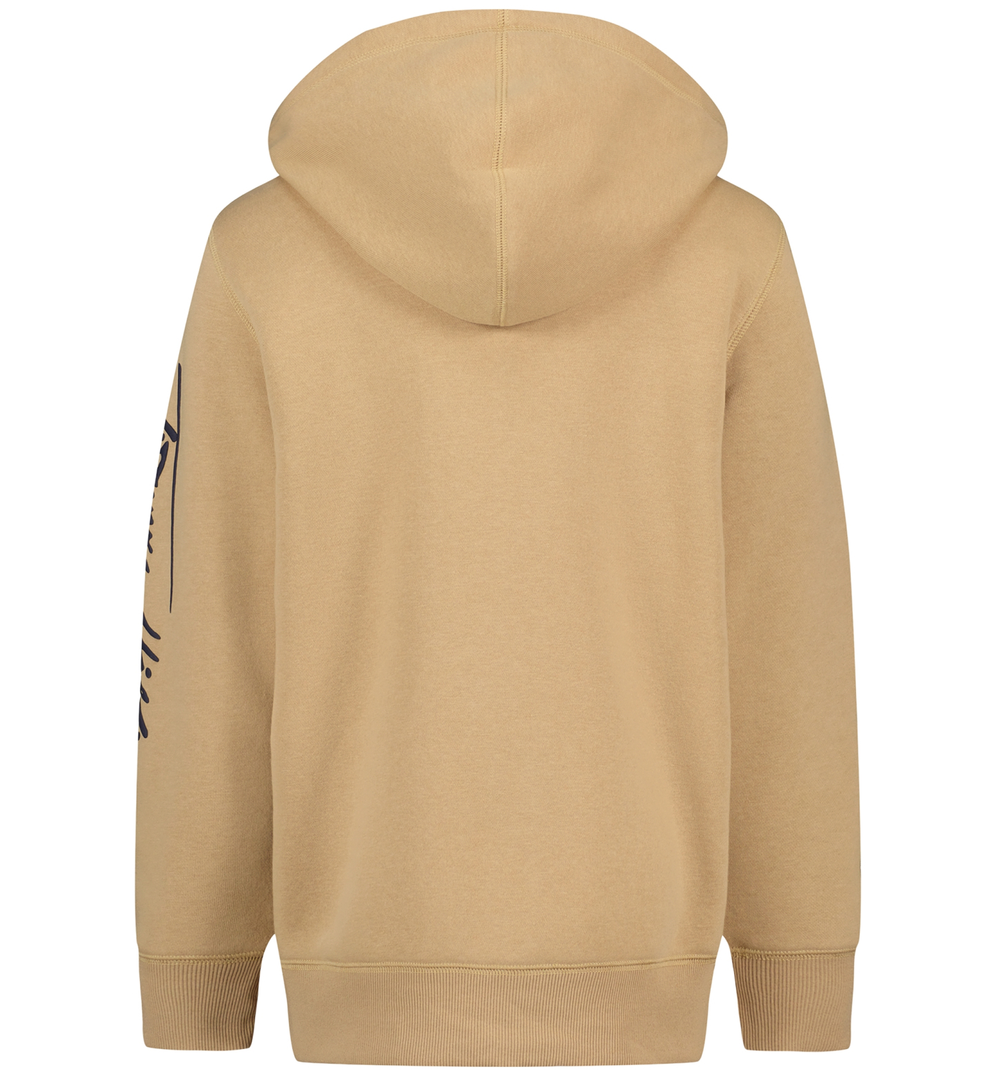 Tommy Hilfiger Boys' 8-20 Signature Full Zip Kangaroo-Pocket Cotton-Polyester Blend Zip Hoodie - Incense