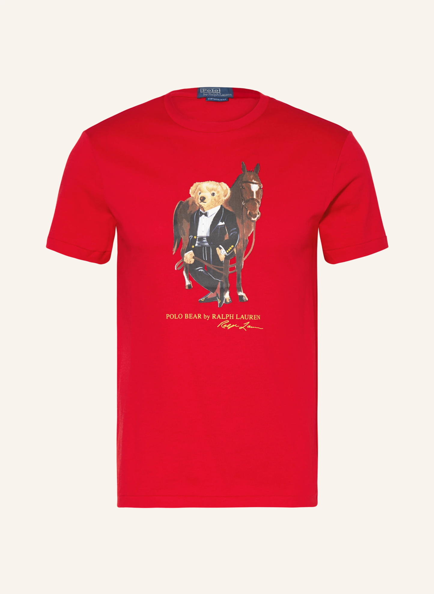 POLO RALPH LAUREN T-Shirt – ROT / BRAUN