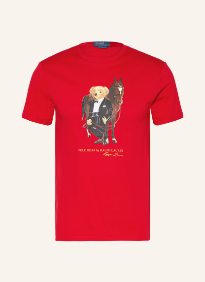 POLO RALPH LAUREN T-Shirt – ROT / BRAUN