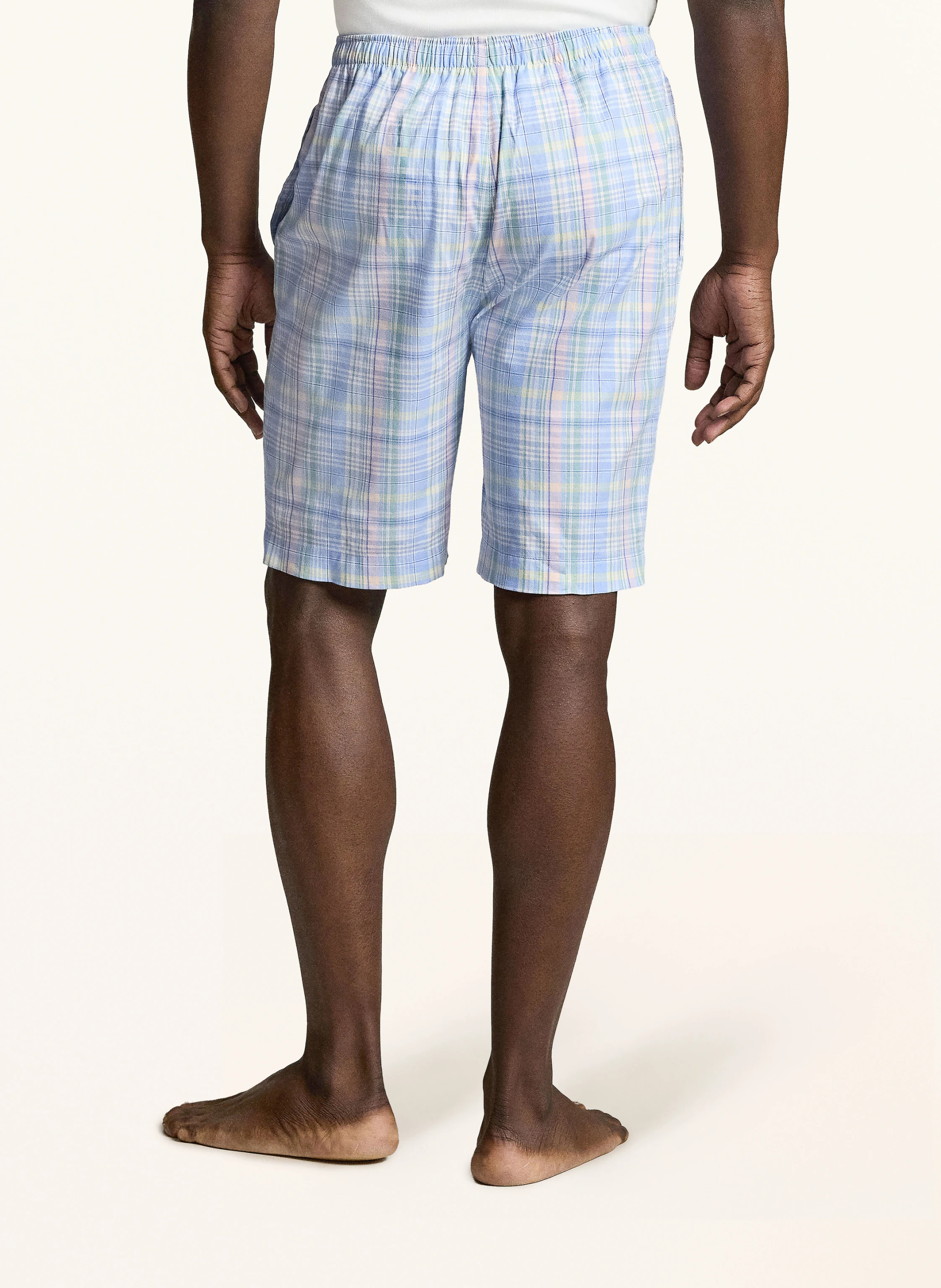 POLO RALPH LAUREN Lounge-Shorts – HELLBLAU / ROSA / GRÜN