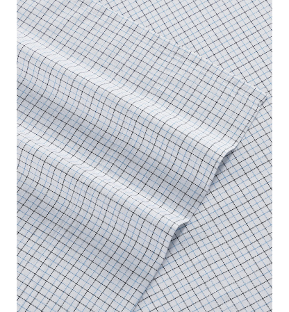 Tommy Hilfiger Printed 200-Thread Count Cotton Percale Sheet Set - New England Plaid Blue