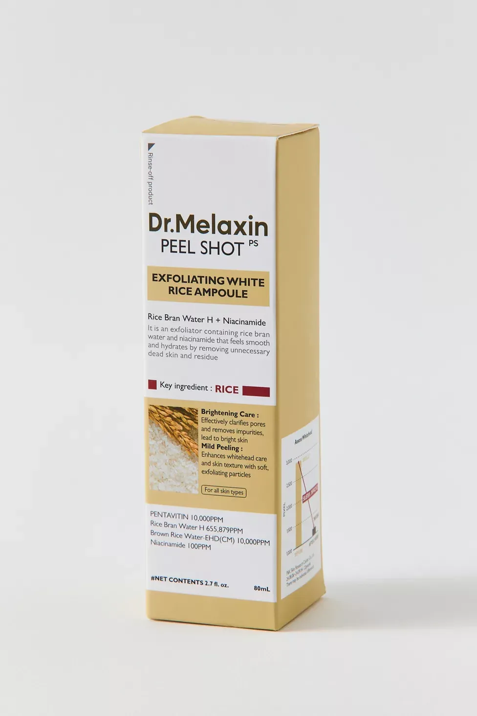 Dr. Melaxin Peel Shot Exfoliating Ampoule - White Rice Ampoule