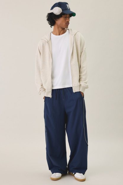 Standard Cloth Pregame Zip-Up Hoodie Sweatshirt - Oatmeal Heather