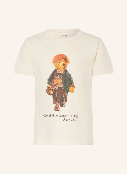 POLO RALPH LAUREN T-Shirt – CREME / DUNKELORANGE / DUNKELGRÜN