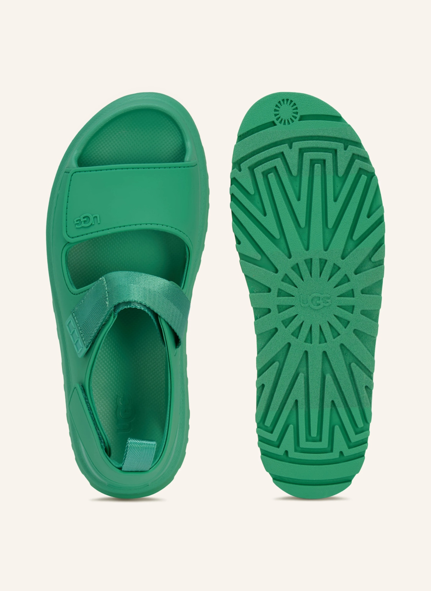 UGG Plateau-Sandalen GOLDENGLOW – GRÜN