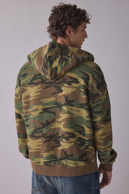 Standard Cloth Pregame Zip-Up Hoodie Sweatshirt - Camo
