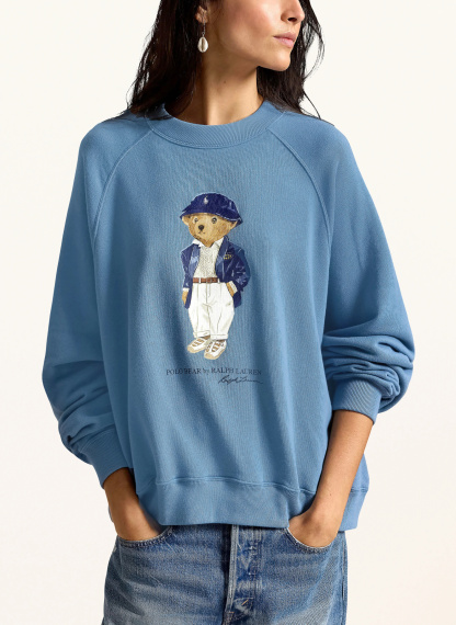 POLO RALPH LAUREN Pullover – BLAUGRAU / CREME / DUNKELBLAU