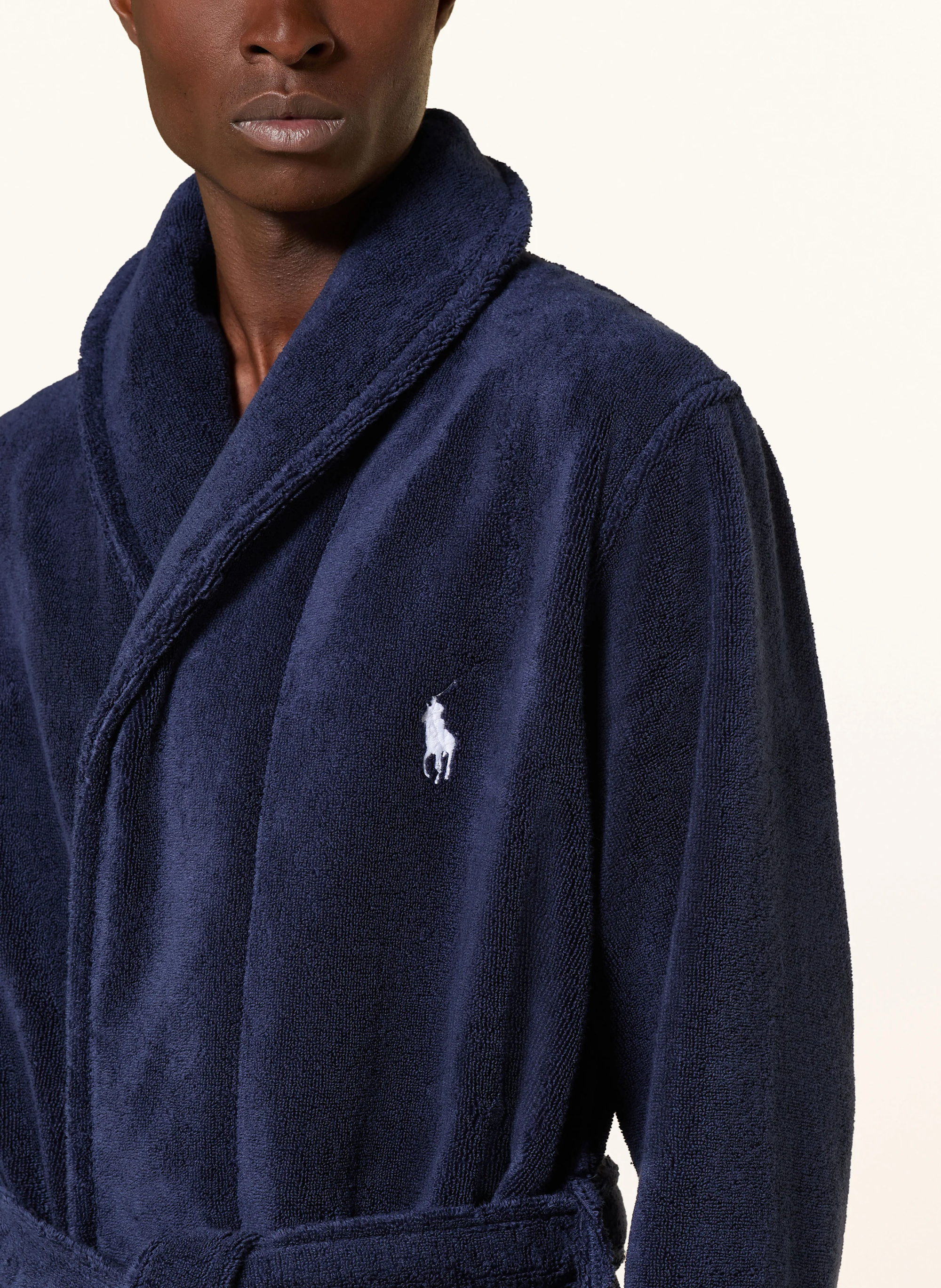 POLO RALPH LAUREN Herren-Bademantel – DUNKELBLAU