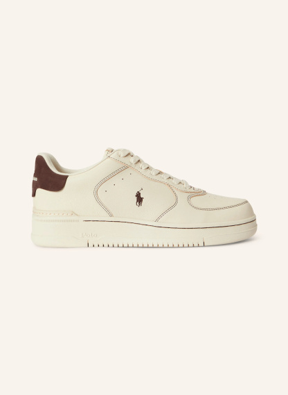 POLO RALPH LAUREN Sneaker – ECRU / DUNKELBRAUN