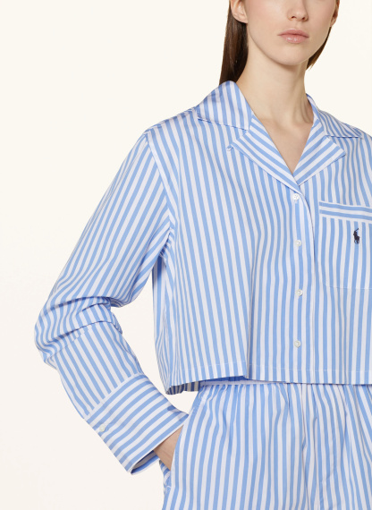 POLO RALPH LAUREN Schlafanzug – BLAU / WEISS