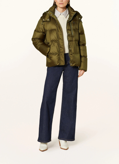 POLO RALPH LAUREN Daunenjacke mit abnehmbarer Kapuze – OLIV