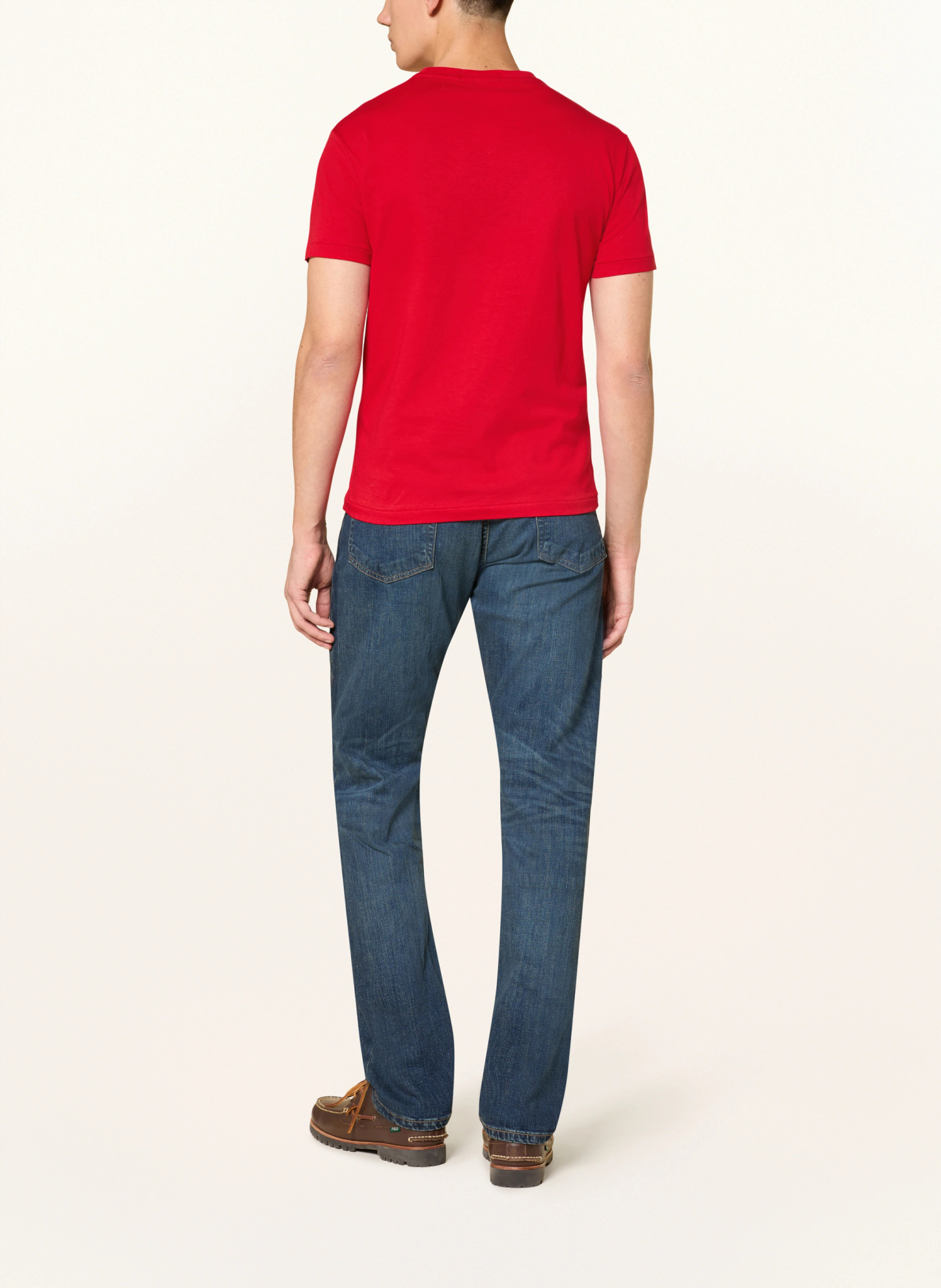 POLO RALPH LAUREN T-Shirt – ROT / BRAUN
