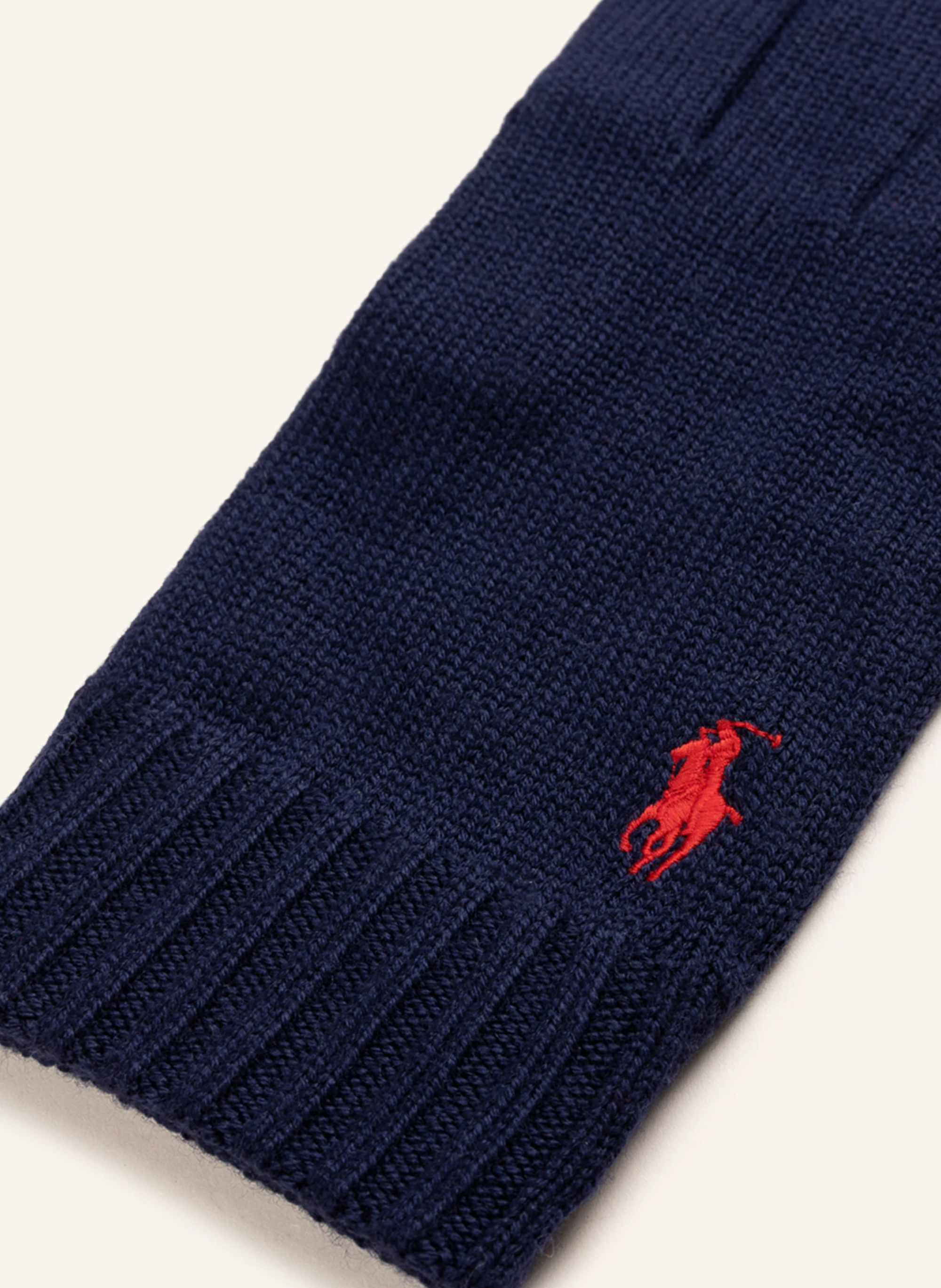 POLO RALPH LAUREN Handschuhe aus Merinowolle – DUNKELBLAU