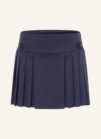 POLO RALPH LAUREN Faltenrock PONTE – DUNKELBLAU