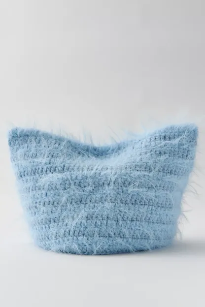 Mylo Square Beanie - Light Blue
