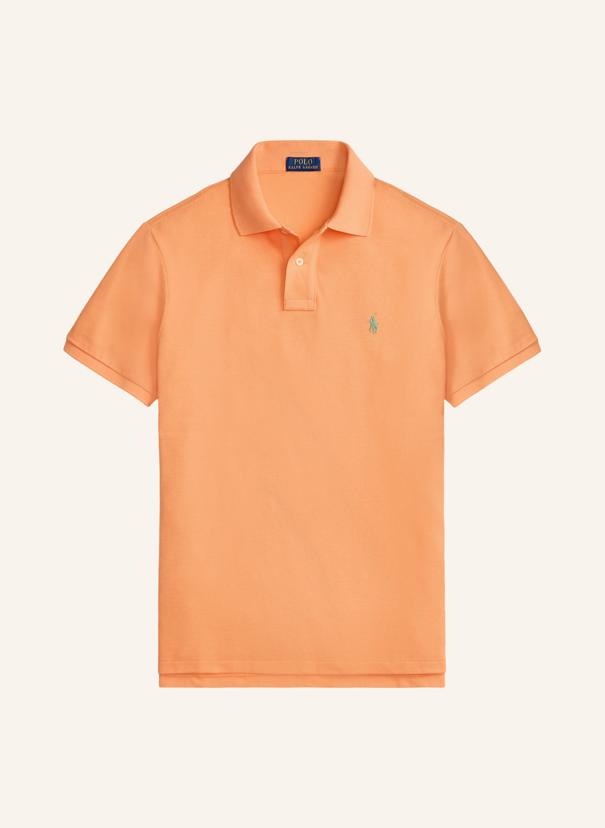 POLO RALPH LAUREN Piqué-Poloshirt Custom Slim Fit – ORANGE (2)