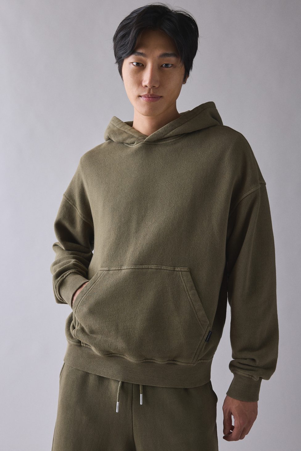 Standard Cloth Pregame Hoodie Sweatshirt - Burnt Olive Wash
