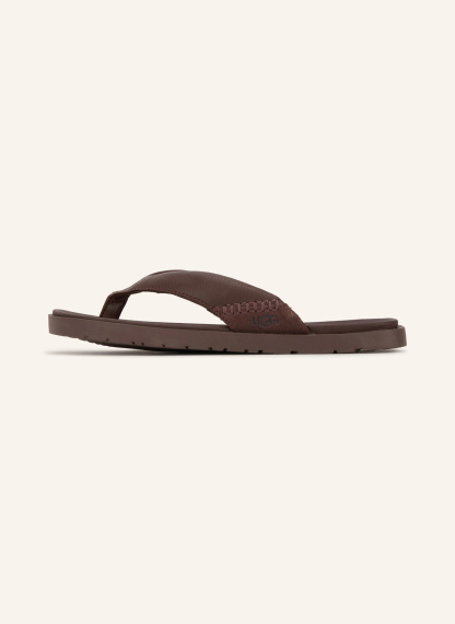 UGG Zehentrenner SEASIDE 2 FLIP – DUNKELBRAUN
