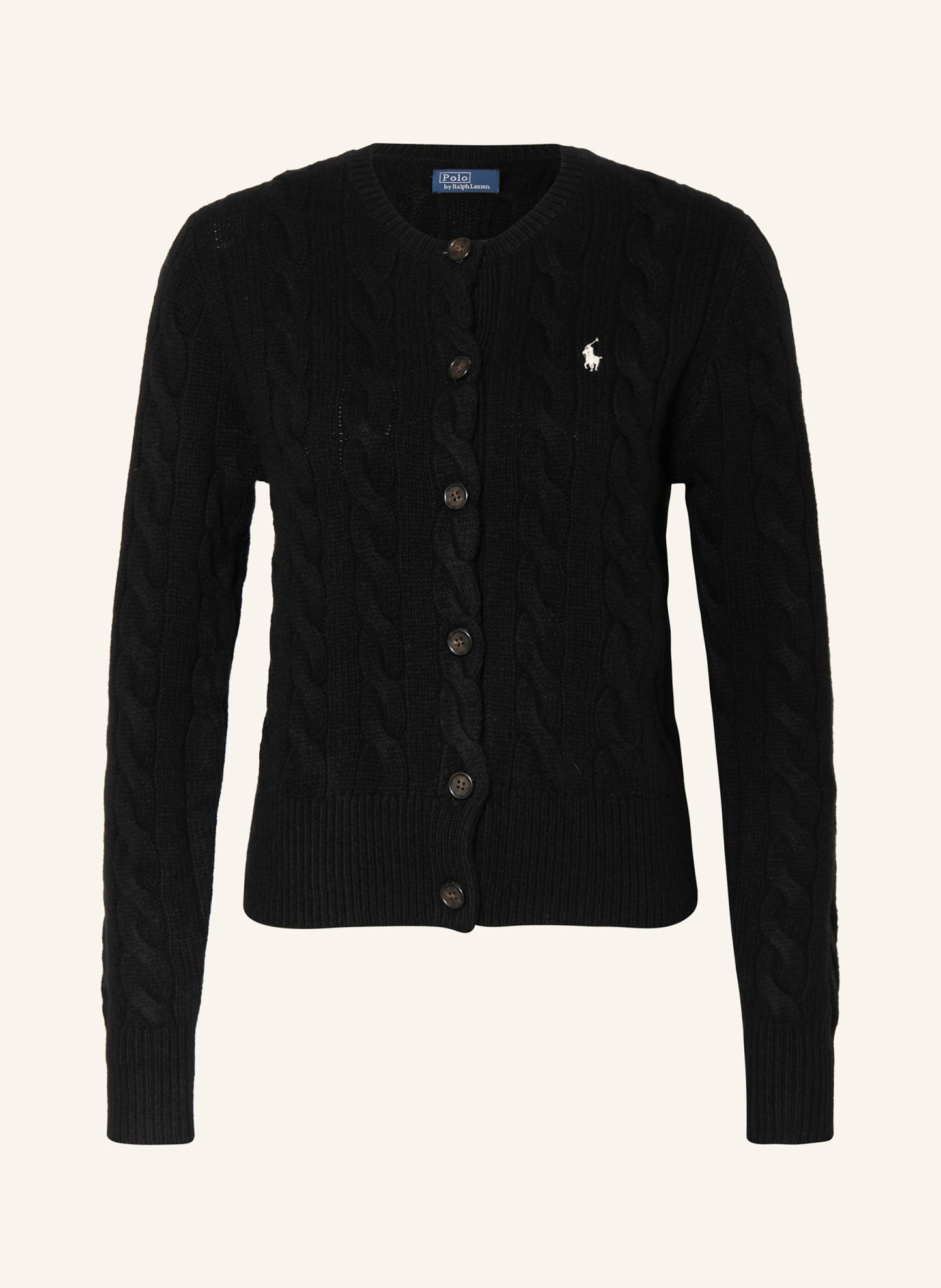 POLO RALPH LAUREN Strickjacke – SCHWARZ