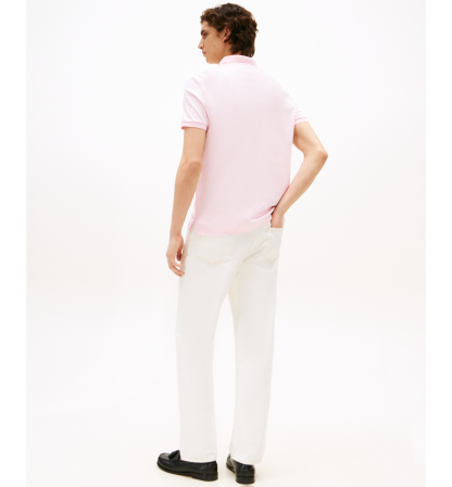 Tommy Hilfiger Men's Regular-Fit Smooth Touch Liquid Cotton Polo Shirts - Pink Lily