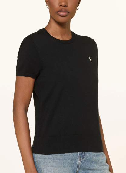POLO RALPH LAUREN Strickshirt – SCHWARZ