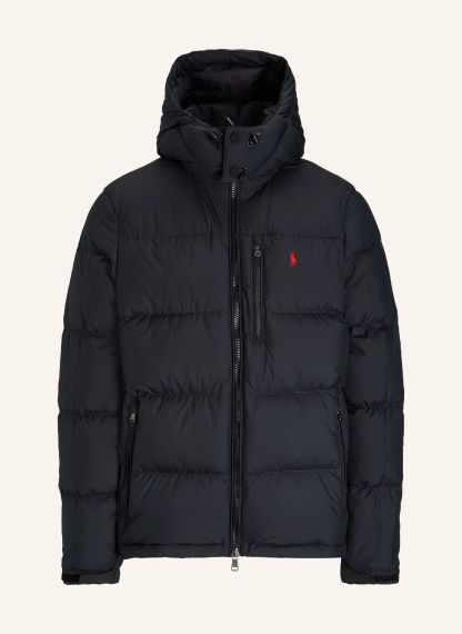 POLO RALPH LAUREN Daunenjacke GORHAM mit abnehmbarer Kapuze – SCHWARZ