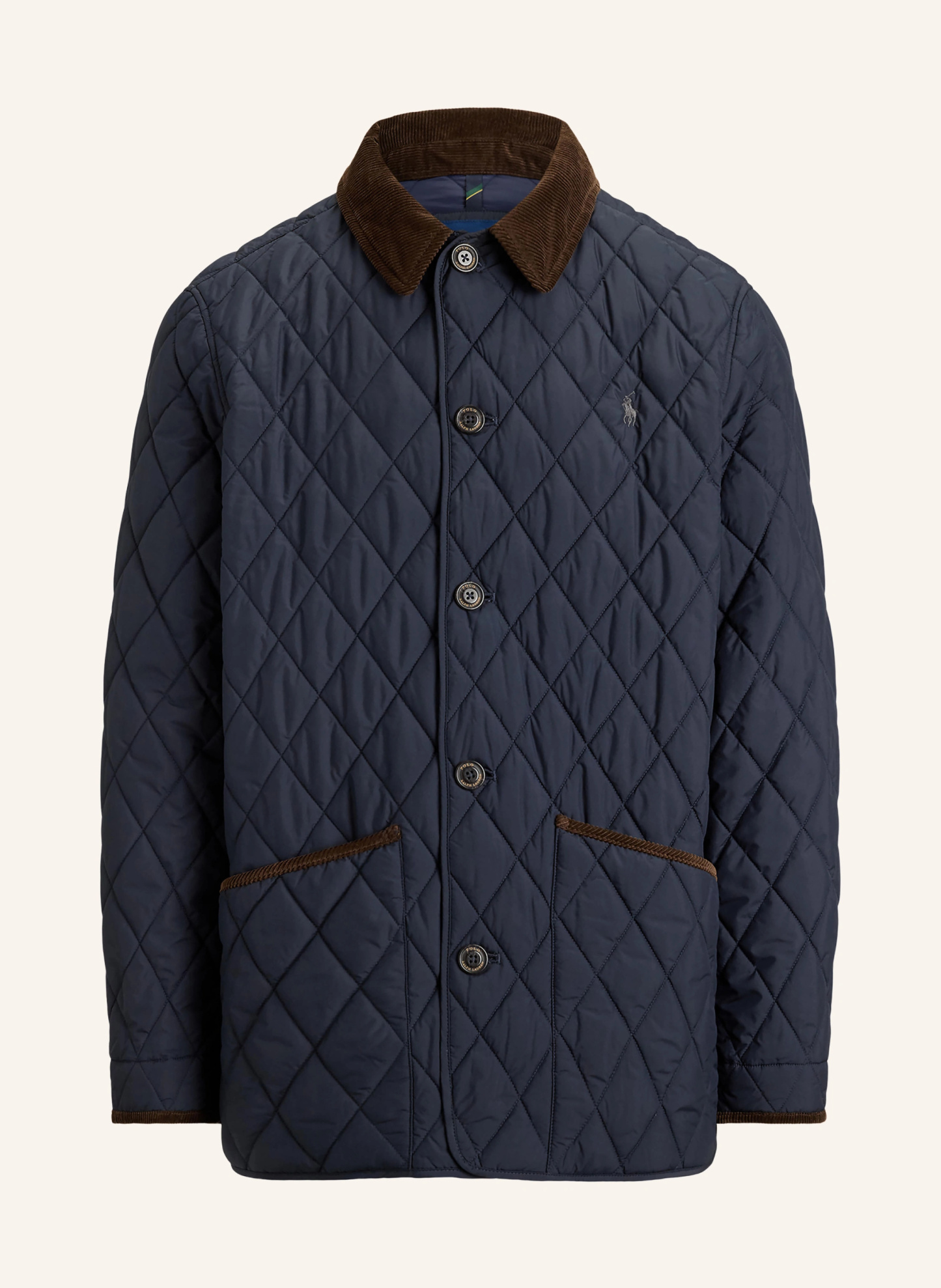 POLO RALPH LAUREN Steppjacke – DUNKELBLAU / DUNKELBRAUN
