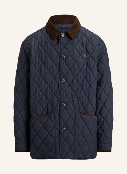 POLO RALPH LAUREN Steppjacke – DUNKELBLAU / DUNKELBRAUN