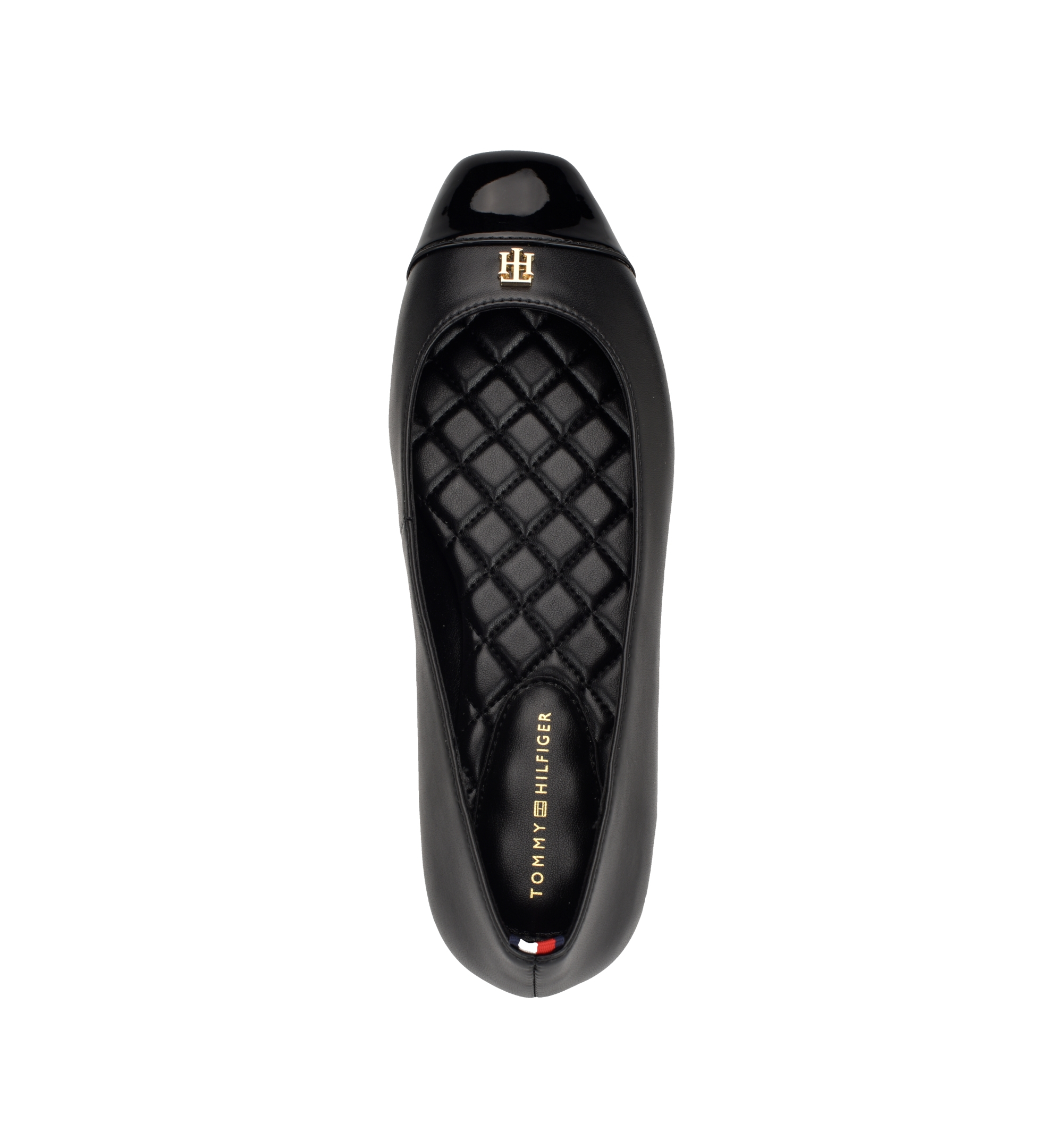 Tommy Hilfiger Women's Bekim Cap Toe Ballet Flats - Black