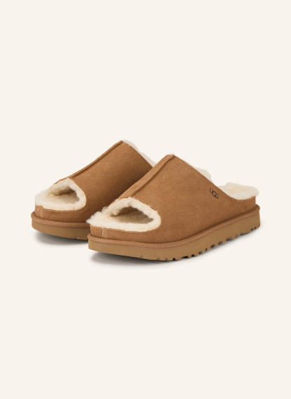UGG Pantoletten GREENPORT SLIDE – BRAUN / HELLBRAUN