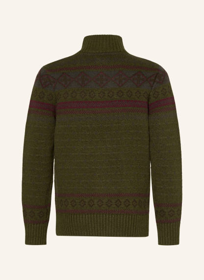 POLO RALPH LAUREN Troyer – OLIV / DUNKELROT / DUNKELGRÜN