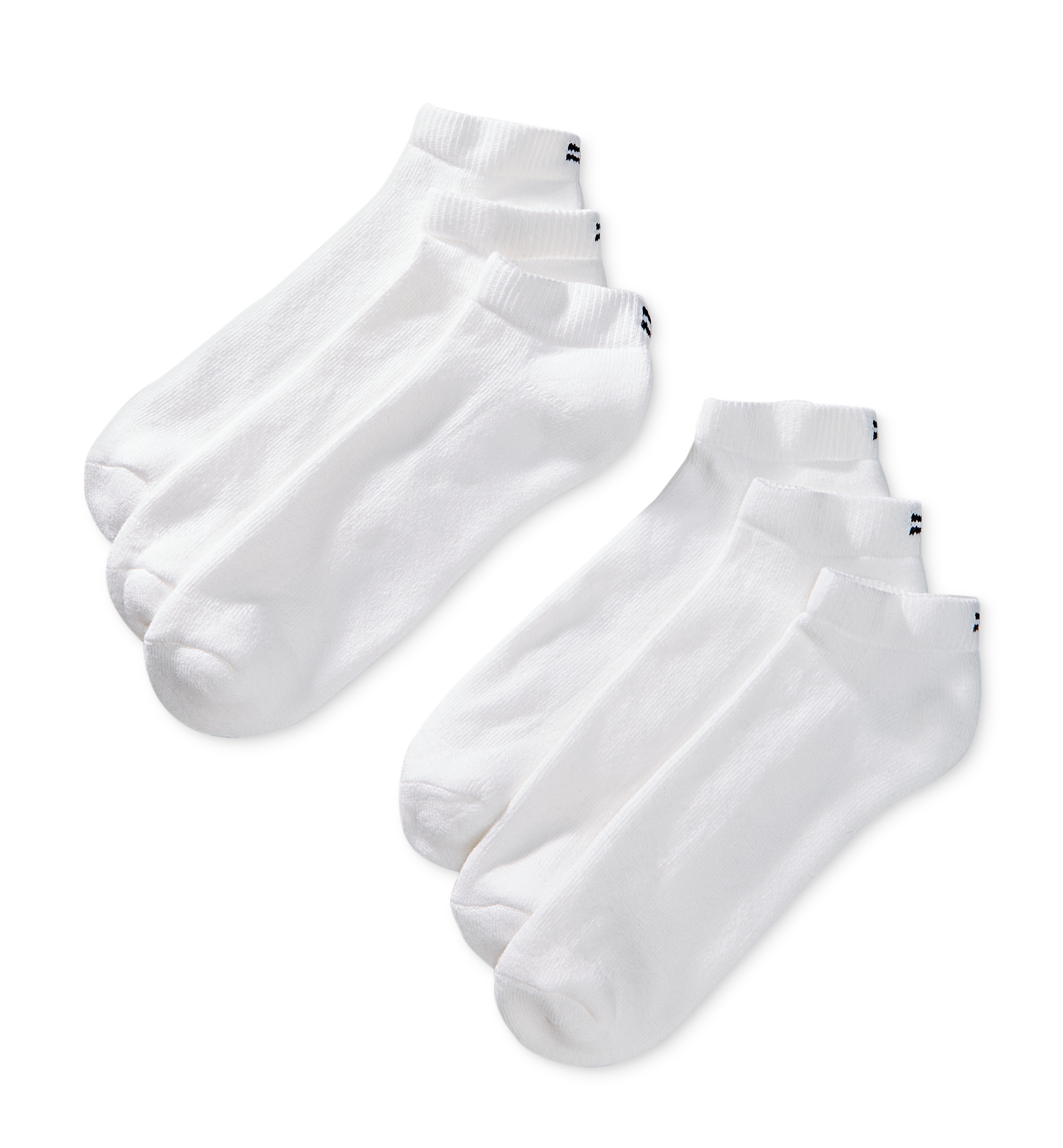 Tommy Hilfiger Men's Sports Liner Socks, 6-Pack - White
