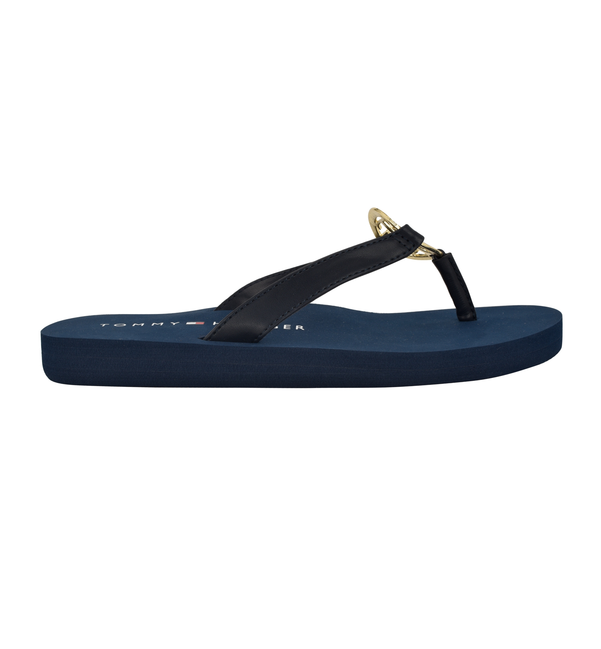 Tommy Hilfiger Women's Crelina Logo Flip Flop Sandals - Dark Blue