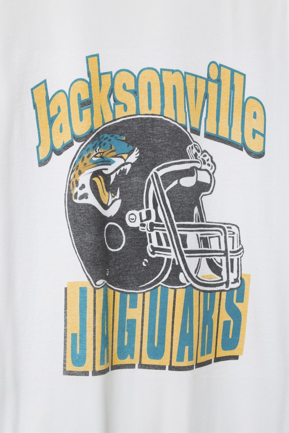 Junk Food NFL Throwback Helmet Flea Market Tee - Jacksonville Jaguars