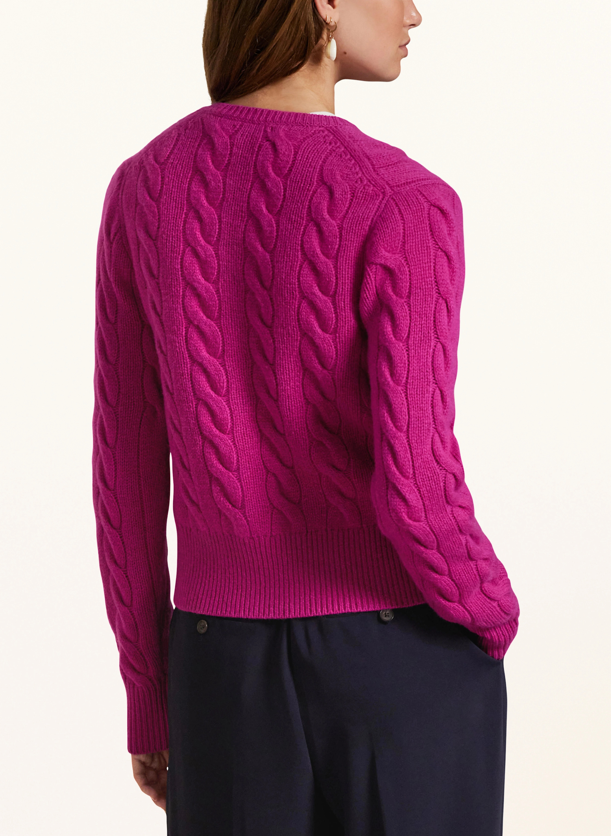 POLO RALPH LAUREN Strickjacke – FUCHSIA (1)