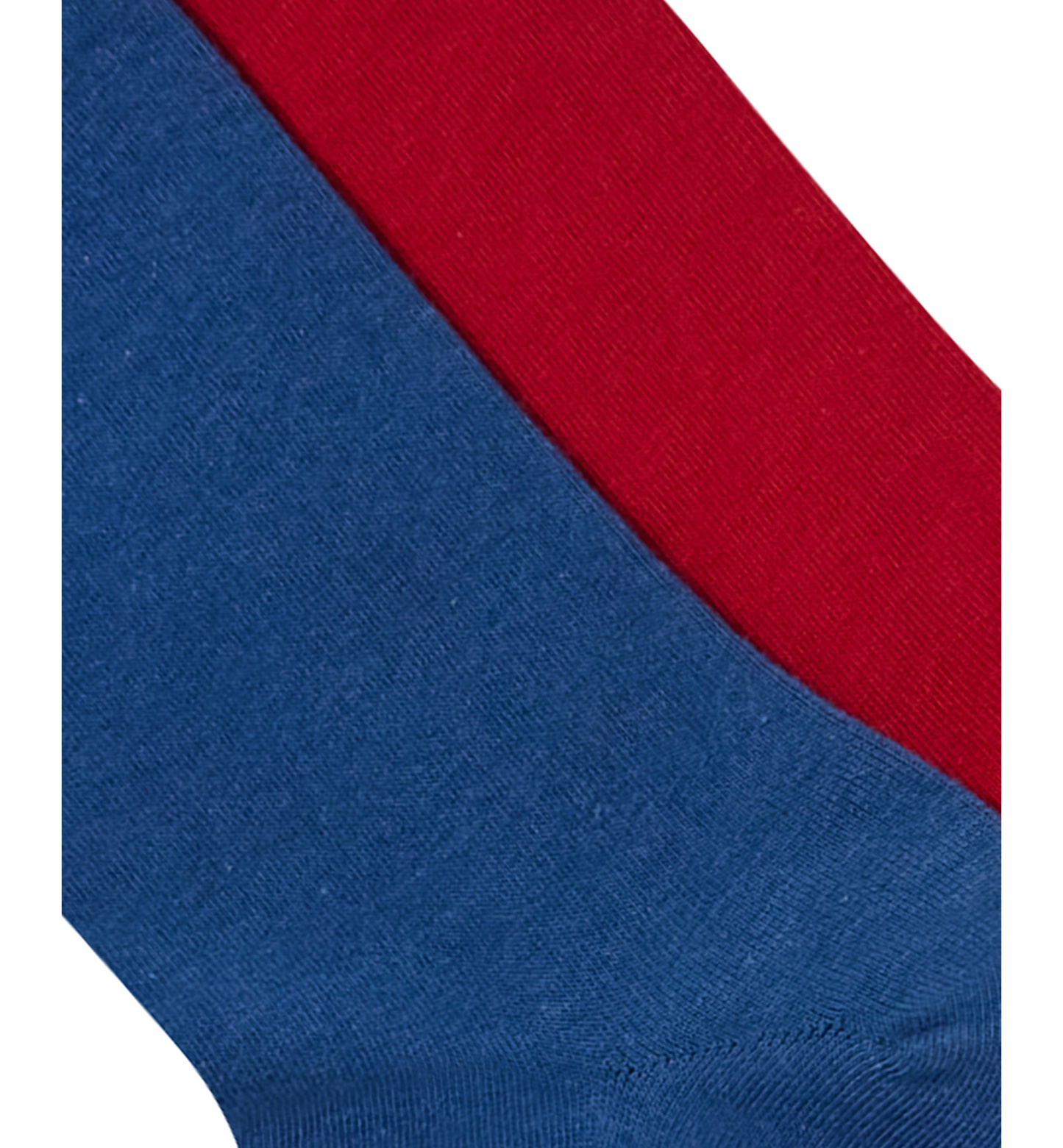 Tommy Hilfiger Men's Solid Dress Socks, 2-Pack - Blue/Red