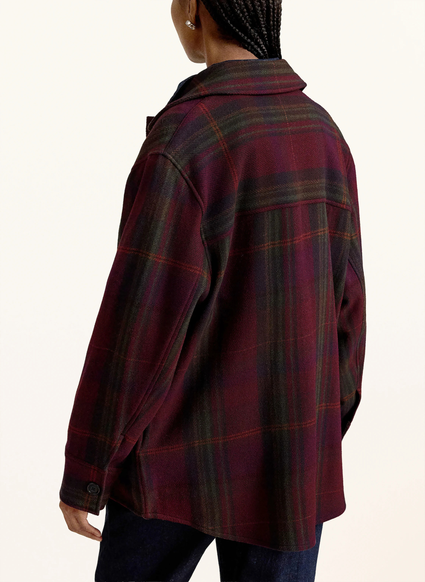 POLO RALPH LAUREN Flanell-Overshirt – DUNKELROT