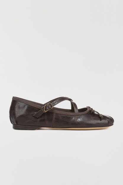 Circus NY By Sam Edelman Zuri Ballet Flats - Dark Chocolate