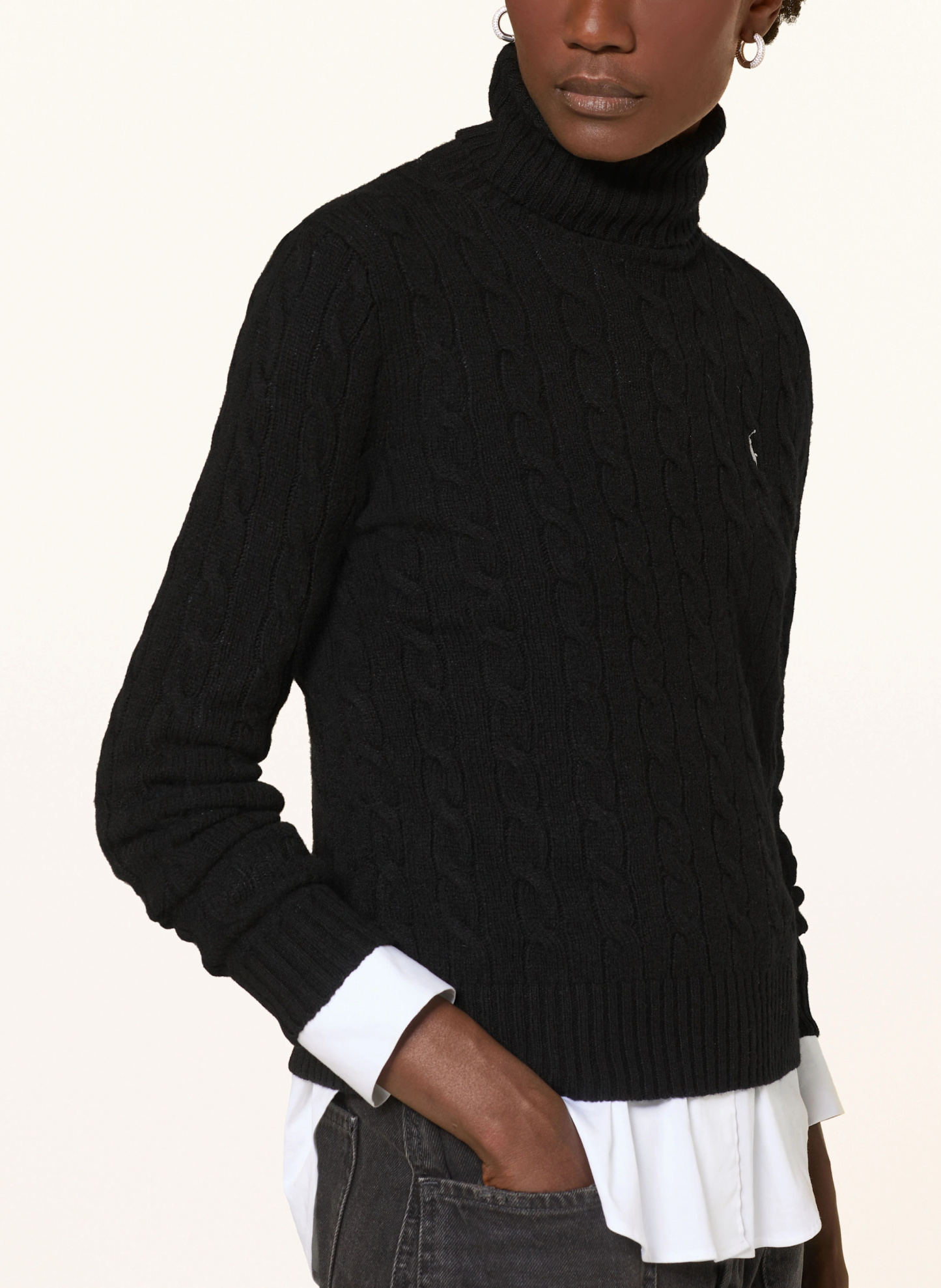 POLO RALPH LAUREN Rollkragenpullover – SCHWARZ