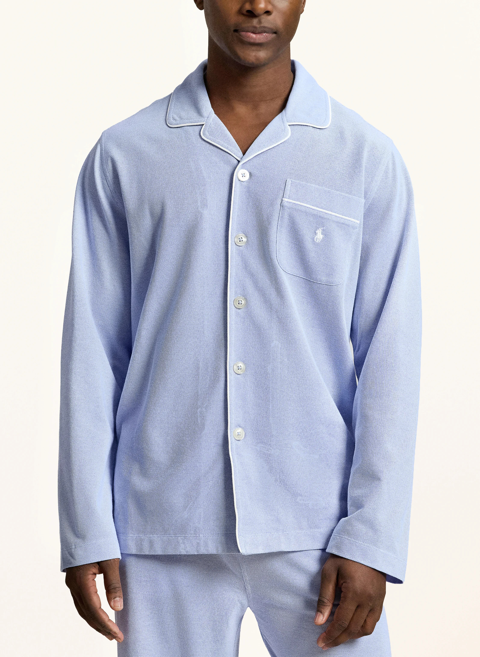 POLO RALPH LAUREN Schlafanzug – BLAU / WEISS