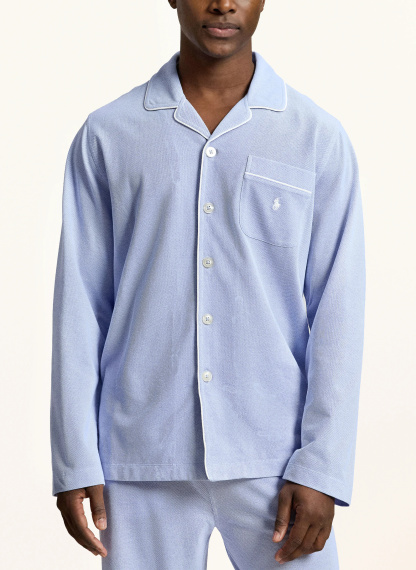 POLO RALPH LAUREN Schlafanzug – BLAU / WEISS