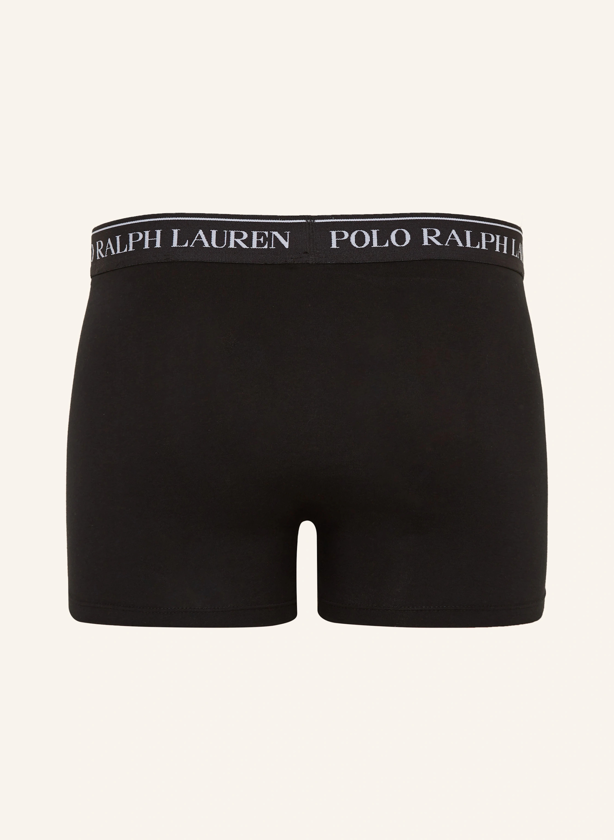 POLO RALPH LAUREN 3er-Pack Boxershorts – SCHWARZ / KHAKI / ORANGE