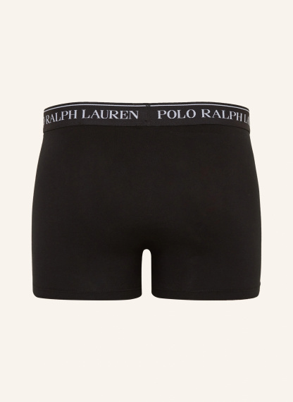 POLO RALPH LAUREN 3er-Pack Boxershorts – SCHWARZ / KHAKI / ORANGE