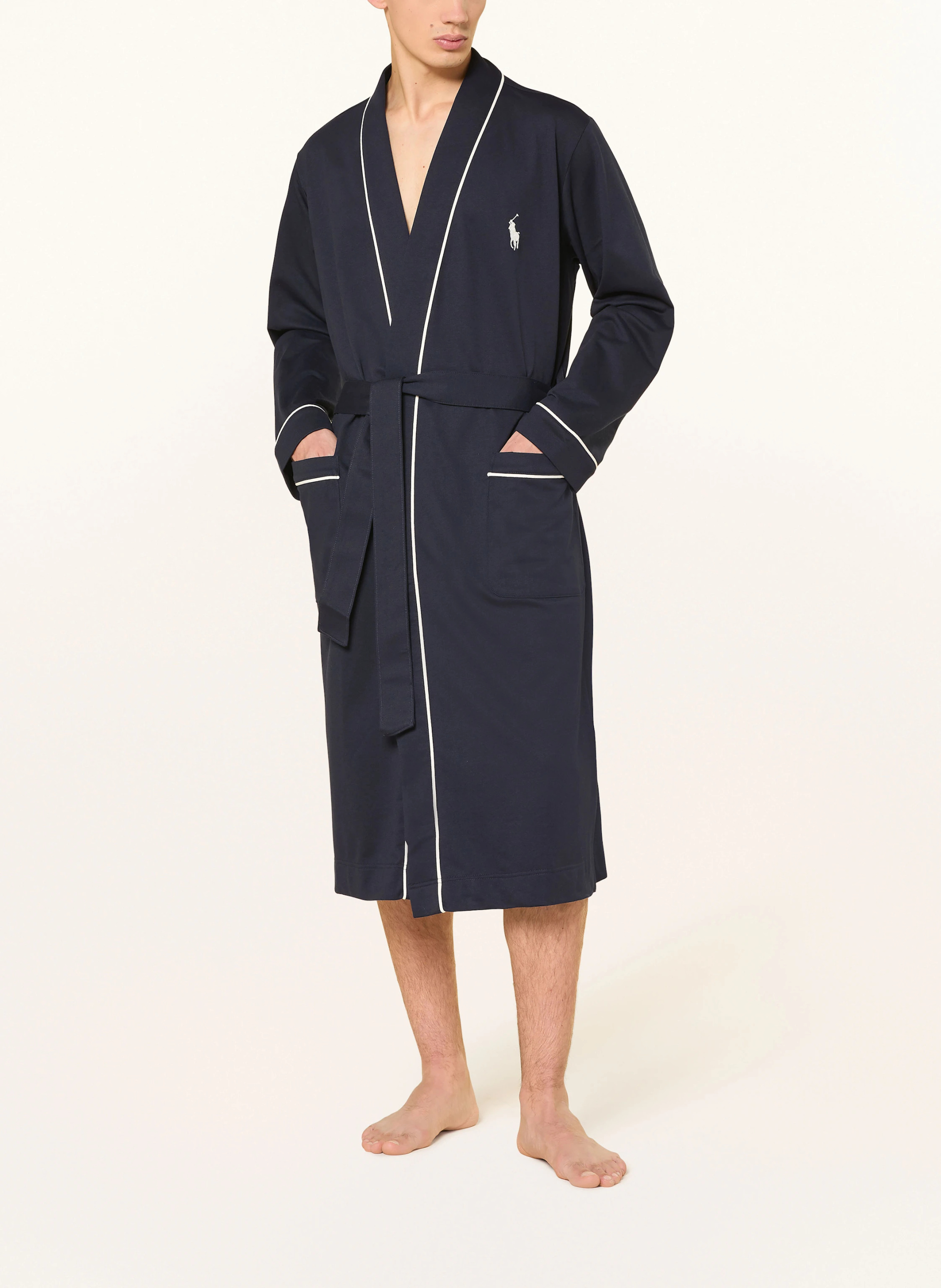 POLO RALPH LAUREN Herren-Bademantel – DUNKELBLAU