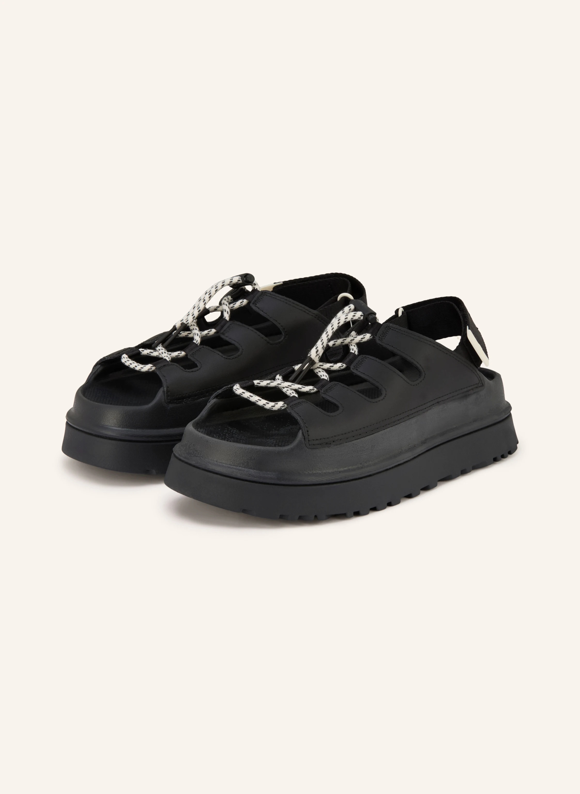UGG Plateau-Sandalen GOLDENGLOW TOGGLE – SCHWARZ